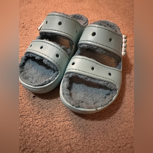 Crocs Cozzy Sandals Slippers Like New Size 8 - Picture 5 of 7